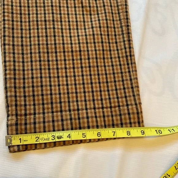 Madewell Plaid Slim Emmet Wide Leg Crop Pants Size 28 - Picture 13 of 15